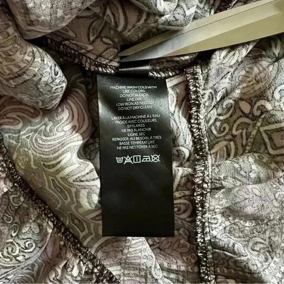 Anthropologie Lisabella Purple Paisley Maeve Tiered Maxi Dress Size M- B5 - Picture 10 of 11